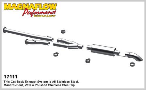 Magnaflow 17111 toyota truck tundra stainless catback system performance exhaust