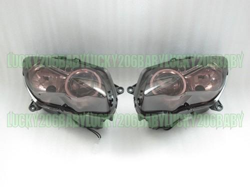 Headlight head lamp for yamaha yzf r1 yzf-r1 04 05 06 2004-2006 #smoke 7d