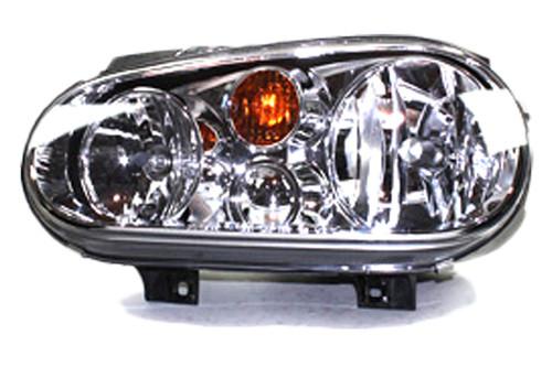 Tyc 20-6474-70 2002 volkswagen golf left replacement headlight assembly