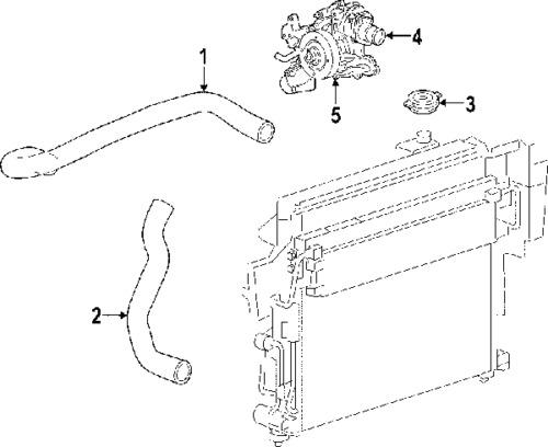 Jeep 4792838ab genuine oem factory original water pump