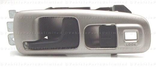 96 - 00 inside lh door handle fits: honda civic 2 cpe