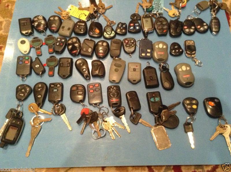 Big lot 50 smart key fobs viper aftermarket car truck vans suv no reserve