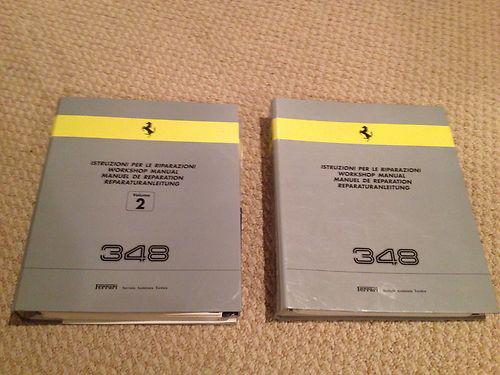 Ferrari 348 workshop manuals/original