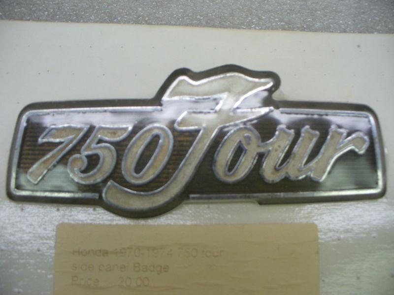 Honda vintage 70's 750 four side panel emblem.