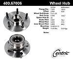 Centric parts 400.67006 front hub assembly