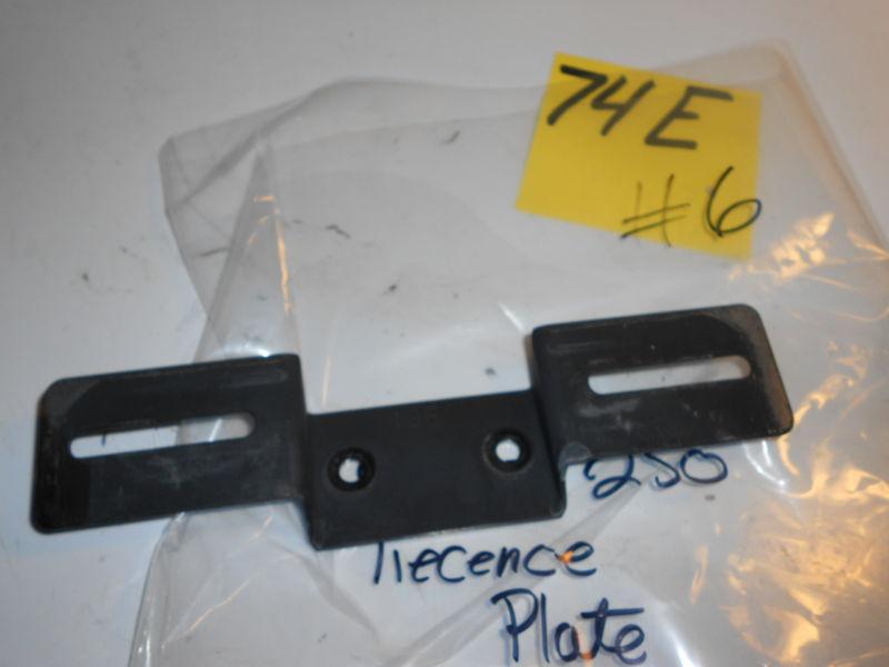 1999 suzuki gz250 license plate bracket