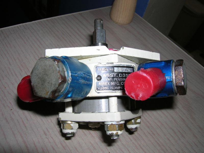 Airex mfg. co. d357 hydraulic valve grumman 