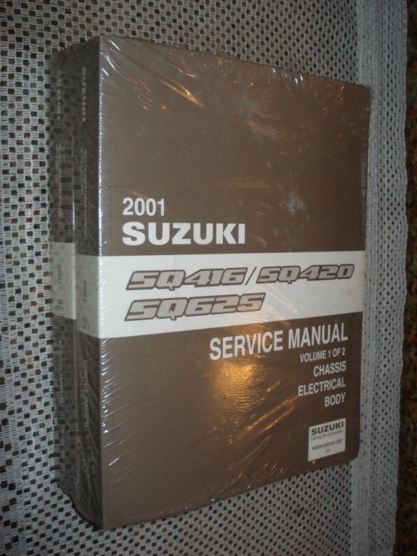 2001 suzuki sq416 sq420 sq625 service manual set shop