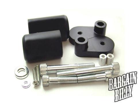 Honda cbr 1000rr no cut black frame sliders (2006-2007)