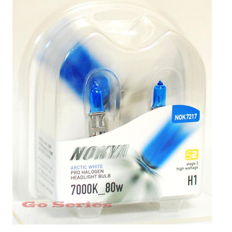 Nokya h1 arctic white headlight xenon halogen light bulb 7000k s2
