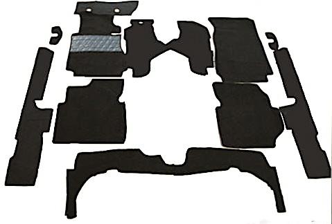 D. blue loop carpet set for mercedes w123 sedan 200 220 230