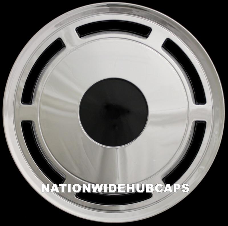 4 15" chrome hub caps full wheel covers rim cap lug cover hubs for steel wheels