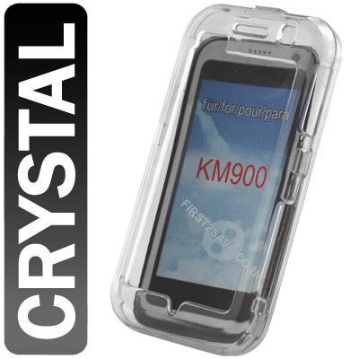 Crystal hard clear case cover for lg arena km900 new