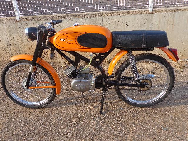 Italjet 50 orange sport restored.