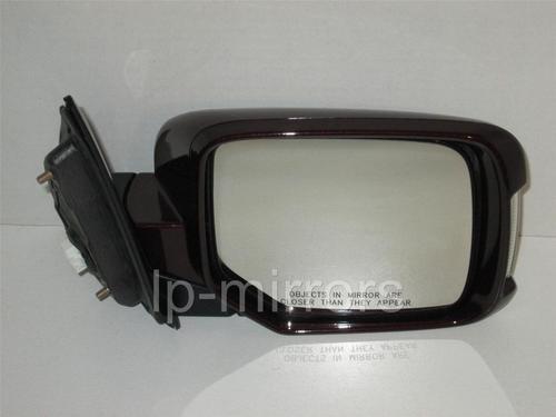 09 10 11 12 honda pilot right passenger signal mirror dark cherry