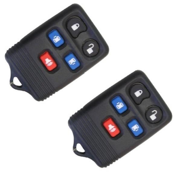 2x original ford five buttons remote shell (no electronic inside)