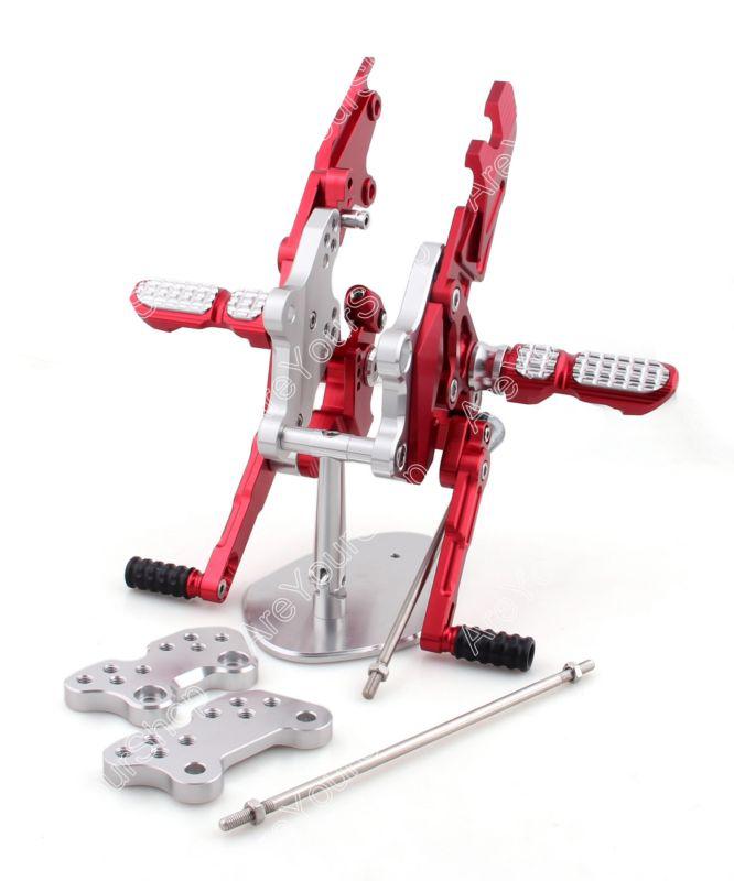 Rearset rear set for kawasaki ninja 250 250r ex250 2008-2012 red