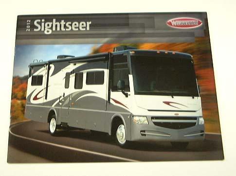 2012 12 winnebago sightseer rv motorhome brochure