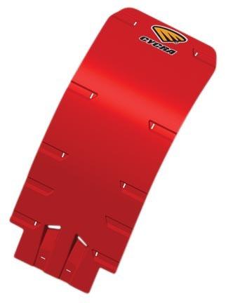 Cycra high impact skid plate - red  6001-33