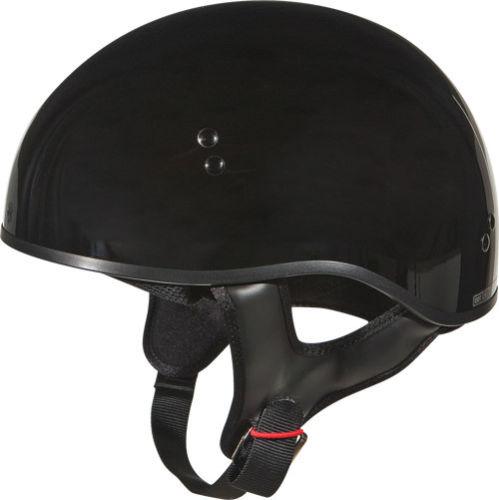 G-max gm45s naked half motorcycle helmet gloss black xx-large