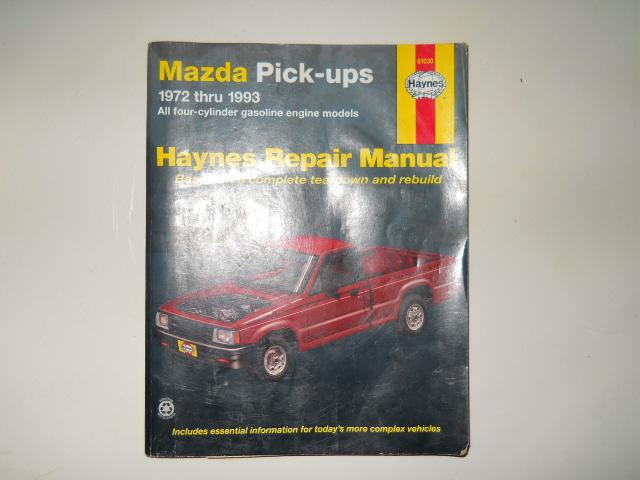 Mazda pickup trucks pick-ups 1972-1993 haynes manual repair guide #61030
