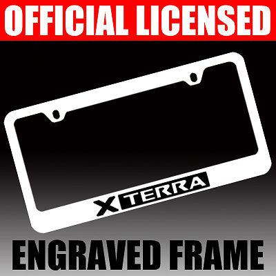 Nissan *xterra* chrome license plate frame tag holder