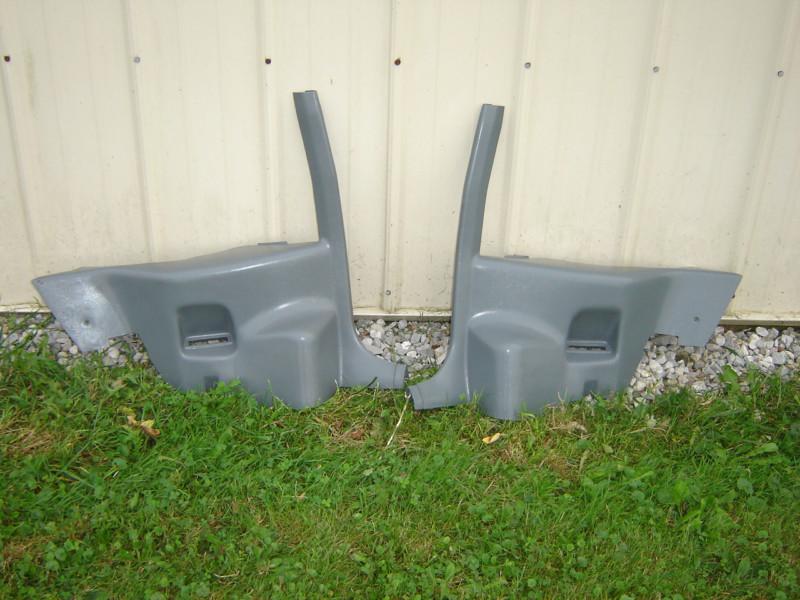 1983-92 camaro/firebird gray rear qrt lower armrest set