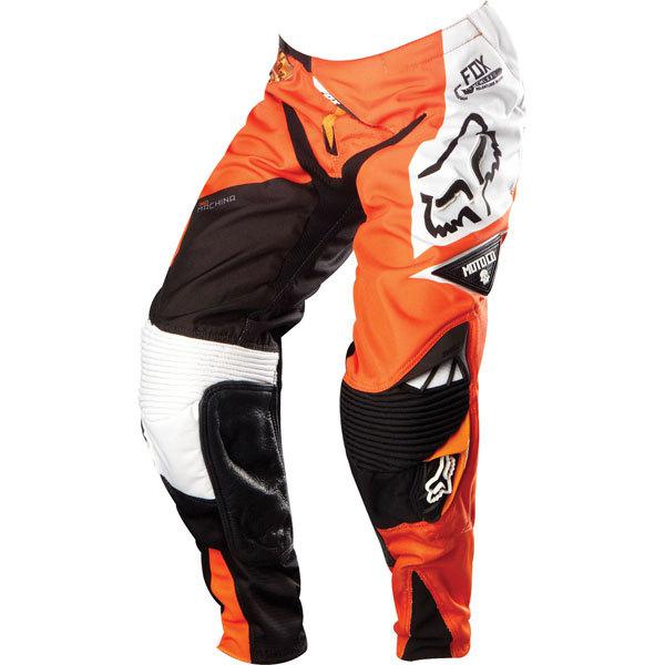 Orange w24 fox racing 360 machina youth pant 2013 model