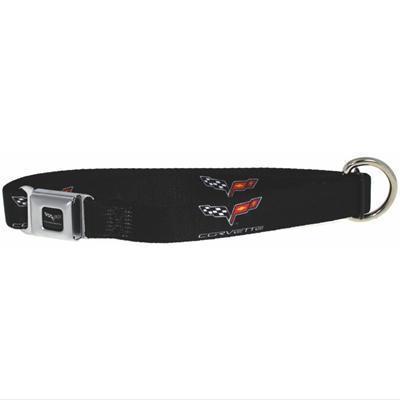 Genuine hotrod hardware dog collar c6 corvette logo small ea