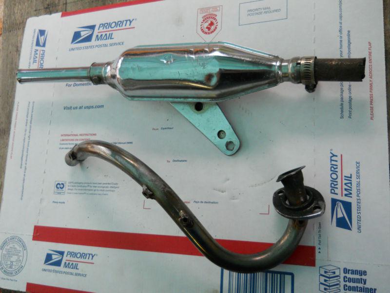 1969 honda z50 minitrail muffler / headpipe   mini trail z 50 ct ct70 70 k1 k2 