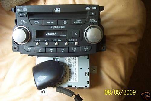 06 - acura -tl - xm radio dvd 6cd changer & xm receiver