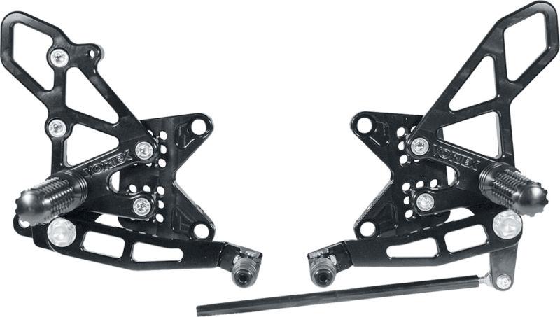 Vortex adjustable rear set version 2 - black  rs265k