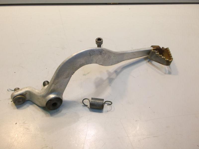 Husqvarna 360 wxc360 rear brake pedal w/ bolt & spring 1992 1993 1994 wxc250 wxe