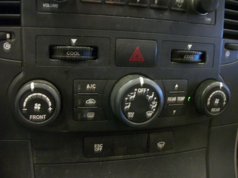 Temperature control 06 07 08 sedona dash mtd 3 knobs man cont 1285675