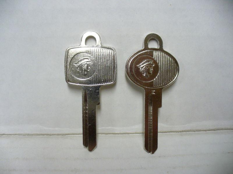 Mercury key blanks door ignition trunk 61 62 63 64