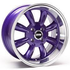 15'' str 503 purple machine lip 15x7.5 4x100 +10 dc2 integra ek eg honda 