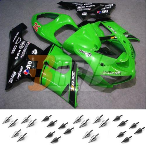 Bolt kit & injection fairing kit bodywork for kawasaki ninja zx6r 2005 2006 ae