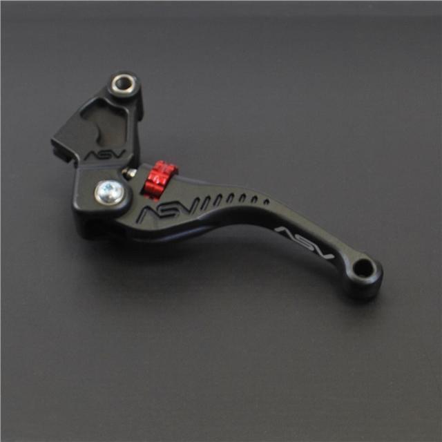 Kawasaki zx6r zx6rr 05-06 c1h asv c5 short black clutch lever