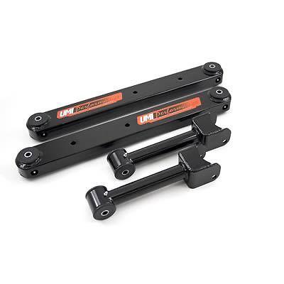 Umi control arms tubular/boxed rear upper steel black chevy buick olds pontiac