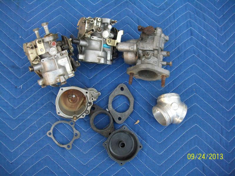 Harley carburetor fx flt flt part# 27494-81 + misc. parts intake gaskets etc