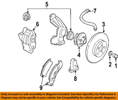 Gm oem 19152705 brake pad or shoe, front/disc brake pad