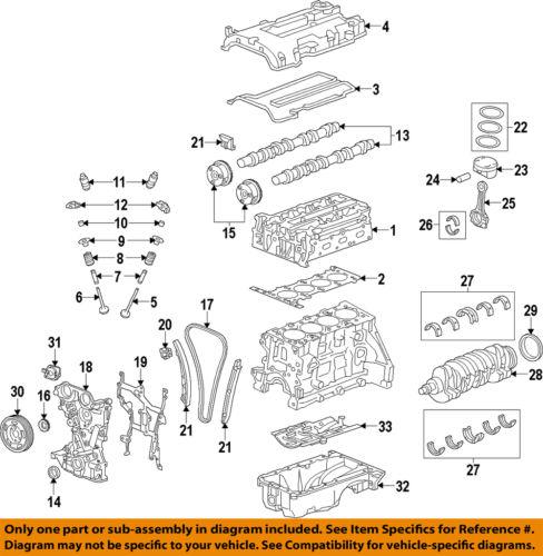 Chevrolet gm oem 55573747 valve cover gasket/engine valve cover gasket