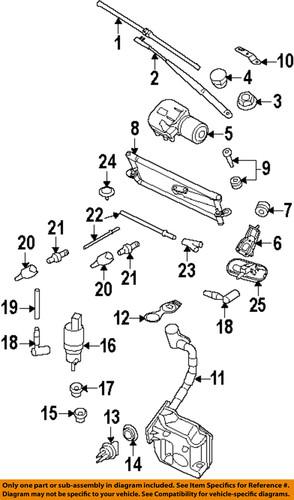 Volkswagen oem 5k1955601 wiper & washer-windshield-wiper frame