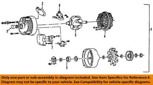 Gm oem 10463104 alternator/generator/alternator