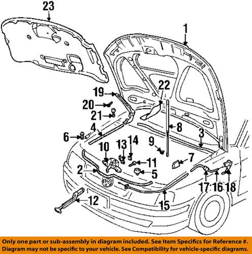 Volkswagen oem 3b0823509t hood-lock