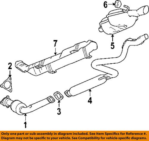 Gm oem 15235773 exhaust flange/donut gasket/exhaust pipe to manifold gasket