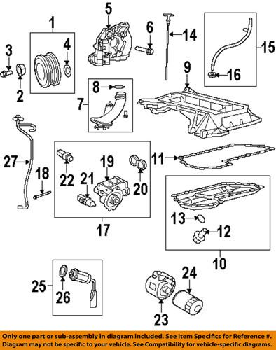 Jaguar oem nce1850ab engine oil drain plug gasket/oil drain plug gasket