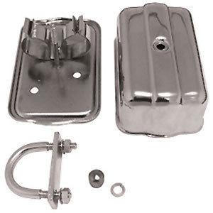 8344001 chrome spark plug holder kit w/ 1" clamp for harley oem 91775-51t