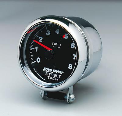 Autometer performance series street tachometer 0-8,000 3 3/4" dia black face