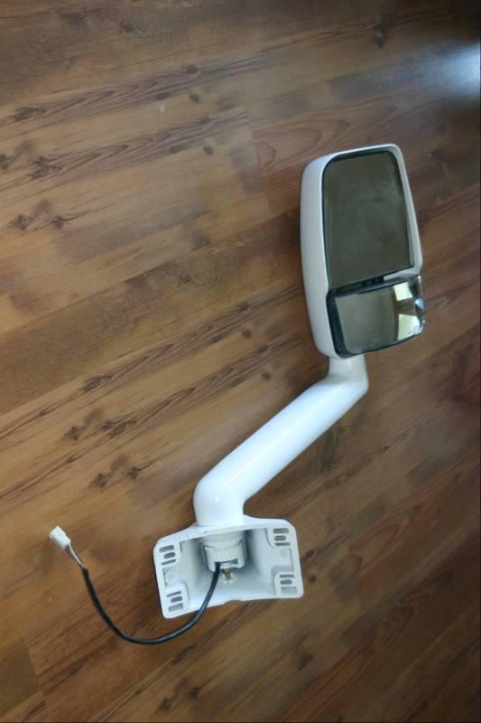 Mci-9 velvac 2030 heated, remote passenger (right) mirror - #714822 white